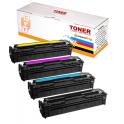 Compatible Pack 4 Canon 045H Toner para i-Sensys LBP611, LBP612, LBP613, MF631, MF632, MF633, MF634, MF635