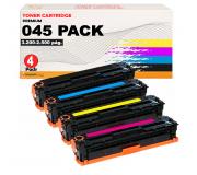 Compatible Pack 4 Canon 045H Toner para i-Sensys LBP611, LBP612, LBP613, MF631, MF632, MF633, MF634, MF635