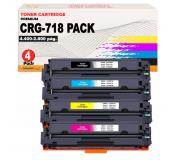 Compatible Pack 4 Canon 718 Toner Para Canon i-SENSYS LBP7200, LBP7210, LBP7660, MF8330, MF8340, MF8350, MF8380, MF8580