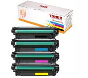 Compatible Pack 4 Canon 723H / 732H / 723 / 732 Toner para I-Sensys LBP 5480, LBP 7750, LBP 7780