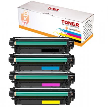 Compatible Pack 4 Canon 723H / 732H / 723 / 732 Toner para I-Sensys LBP 5480, LBP 7750, LBP 7780