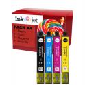 Compatible Pack 4 Epson 405XL Tintas para Epson WorkForce Pro WF3820, 3825, 4820, 4825, 4830, 7830, 7835, 7840