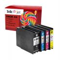 Compatible Pack 4 Epson T9071 / T9072 / T9073 / T9074 Cartuchos de Tinta Pigmentada para WorkForce Pro WF 6090, WF 6590