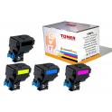 Compatible Pack 4 Epson Workforce AL-C300 Cartuchos de Toner