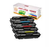 Compatible Pack 4 HP 415X W2030X / 31X / 32X / 33X (CON CHIP) Toner para HP Color LaserJet Pro M454, M479