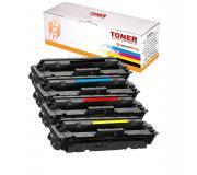 Compatible Pack 4 HP 415X W2030X / 31X / 32X / 33X (SIN CHIP) Toner para HP Color LaserJet Pro M454, M479
