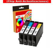 Compatible Pack 4 HP 903XL (Chip Anti-Actualizaciones) Cartuchos de Tinta