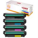 Compatible Pack 4 HP CE260X / CE261A / CE262A / CE263A Cartuchos de Toner 649X / 648A