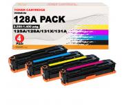 Compatible Pack 4 HP CE320A / CE321A / CE322A / CE323A Cartuchos de Toner 128A