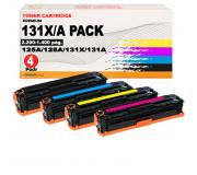 Compatible Pack 4 HP CF210X / CF211A / CF212A / CF213A Cartuchos de Toner 131X / 131A