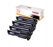 Compatible Pack 4 HP CF217A / 17A Negro Toner para Hp LaserJet Pro M102, M130, M132