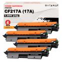 Compatible Pack 4 HP CF217A / 17A Negro Toner para Hp LaserJet Pro M102, M130, M132