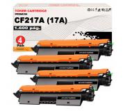 Compatible Pack 4 HP CF217A / 17A Negro Toner para Hp LaserJet Pro M102, M130, M132