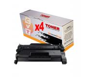 Compatible Pack 4 HP CF226A / 26A Negro Toner para HP LaserJet Pro M402, MFP M426