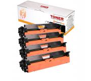 Compatible Pack 4 HP CF230A / 30A Negro Toner para HP LaserJet Pro M203, MFP M227