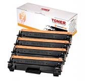 Compatible Pack 4 HP CF244A / 44A Negro Toner para HP LaserJet Pro M15, M17, M28