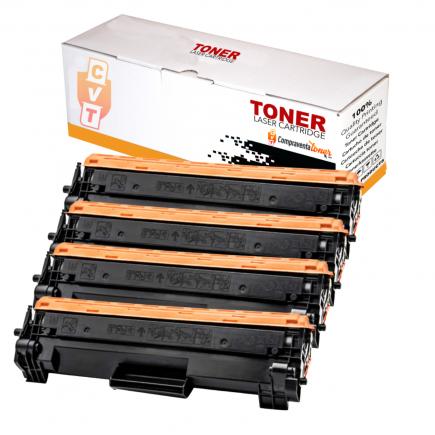 Compatible Pack 4 HP CF244A / 44A Negro Toner para HP LaserJet Pro M15, M17, M28