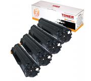 Compatible Pack 4 HP CF279A / 79A Toner Negro para HP LaserJet Pro M12 , M26