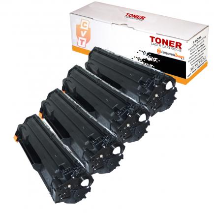 Compatible Pack 4 HP CF279A / 79A Toner Negro para HP LaserJet Pro M12 , M26