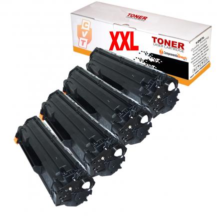 Compatible Pack 4 HP CF279A XL / 79A Toner Alta Capacidad para HP LaserJet Pro M12 , M26