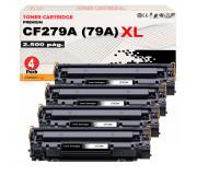 Compatible Pack 4 HP CF279A XL / 79A Toner Alta Capacidad para HP LaserJet Pro M12 , M26