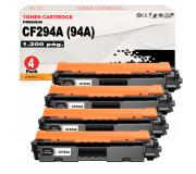 Compatible Pack 4 HP CF294A / 94A Toner Negro para HP LaserJet Pro M118, MFP M148
