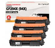 Compatible Pack 4 HP CF294X / 94X Toner Negro para HP LaserJet Pro M118, MFP M148