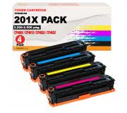 Compatible Pack 4 HP CF400X / CF401X / CF402X / CF403X 201X Toner para HP Color LaserJet Pro M250, M252, M270, M274, M277
