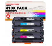 Compatible Pack 4 HP CF410X / CF411X / CF412X / CF413X - 410X Toner para HP Color Laserjet Pro MFP M377, M477, M452
