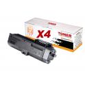 Compatible Pack 4 Kyocera TK1150 / TK-1150 - 1T02RV0NL0 Cartuchos de Toner