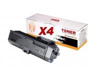 Compatible Pack 4 Kyocera TK1150 / TK-1150 - 1T02RV0NL0 Cartuchos de Toner