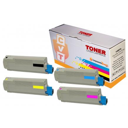 Compatible Pack 4 Oki C5650 / C5750 Cartucho de Toner