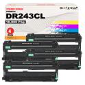Compatible Pack 4 Tambor Brother DR243 / DR-243CL Drum para DCP-L3510CDW, DCP-L3550CDW, HL-L3210CW, HL-L3230CDW, HL-L3270CDW, HL-L3280CDW, MFC-L3710CW, MFC-L3730CDN, MFC-L3750CDW, MFC-L3770CDW