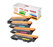 Compatible Pack 4 Toner HP W2070A / W2071A / W2072A / W2073A (CON CHIP) 117A