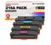 Compatible Pack 4 Toner HP W2410A W2411A W2412A W2413A 216A (CON CHIP) para HP Color LaserJet Pro M155, M182, M183