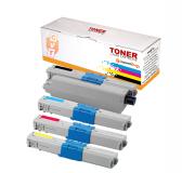 Compatible Pack 4 Toner Oki C301 / C321 / MC342DN - 44973533 / 44973534 / 44973535 / 44973536