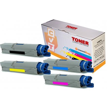 Compatible Pack 4 Toner Oki C3300 / C3400 / C3450 / C3600