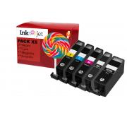 Compatible Pack 5 Canon PGI570 XL / CLI571 XL Cartuchos de Tinta