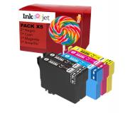 Compatible Pack 5 Epson 503XL Cartuchos de Tinta para Epson XP 5200, XP 5205, WF-2960DWF, WF-2965DWF