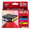 Compatible Pack 5 HP 950XL / 951XL Cartuchos de Tinta