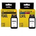 Compatible Pack Canon PG540XL Negro + CL541XL Tricolor Cartuchos de Tinta