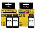 Compatible Pack Canon PG540XL Negro X2 + CL541XL Tricolor Cartuchos de Tinta