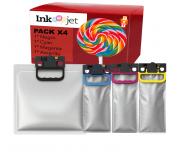 Compatible Pack Epson T11P1 T11P2 T11P3 T11P4 Cartuchos de Tinta Pigmentada para Epson WorkForce Pro EM C800 RDWF / EP C800 RDW