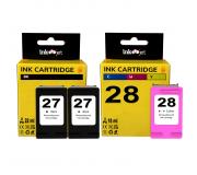 Compatible Pack HP 27 X2 Negro + HP 28 Tricolor Cartuchos de Tinta