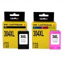 Compatible Pack HP 304XL V3 Negro + Tricolor Cartucho de Tinta