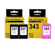 Compatible Pack HP 337 X2 Negro + HP 343 Tricolor Cartuchos de Tinta