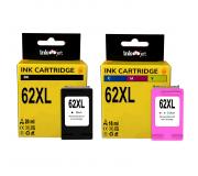Compatible Pack HP 62XL Negro + Tricolor Cartuchos de Tinta C2P05AE / C2P07AE
