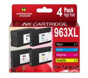 Compatible Pack HP 963XL BCMY (Chip reforzado contra actualizaciones) Cartuchos de Tinta 3YP35AE / 6ZC70AE