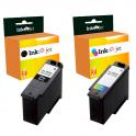 Compatible Pack PG595XL Negro + CL586XL Tricolor Cartuchos de Tinta para Pixma TS 4150i TS 6550i TS 7550i