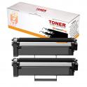 Compatible Pack x2 Brother TN1150 Negro Cartucho de Toner para Brother DCP L1640 / DCP L1642 / DCP L1660 / HL L1240 / HL L1242
